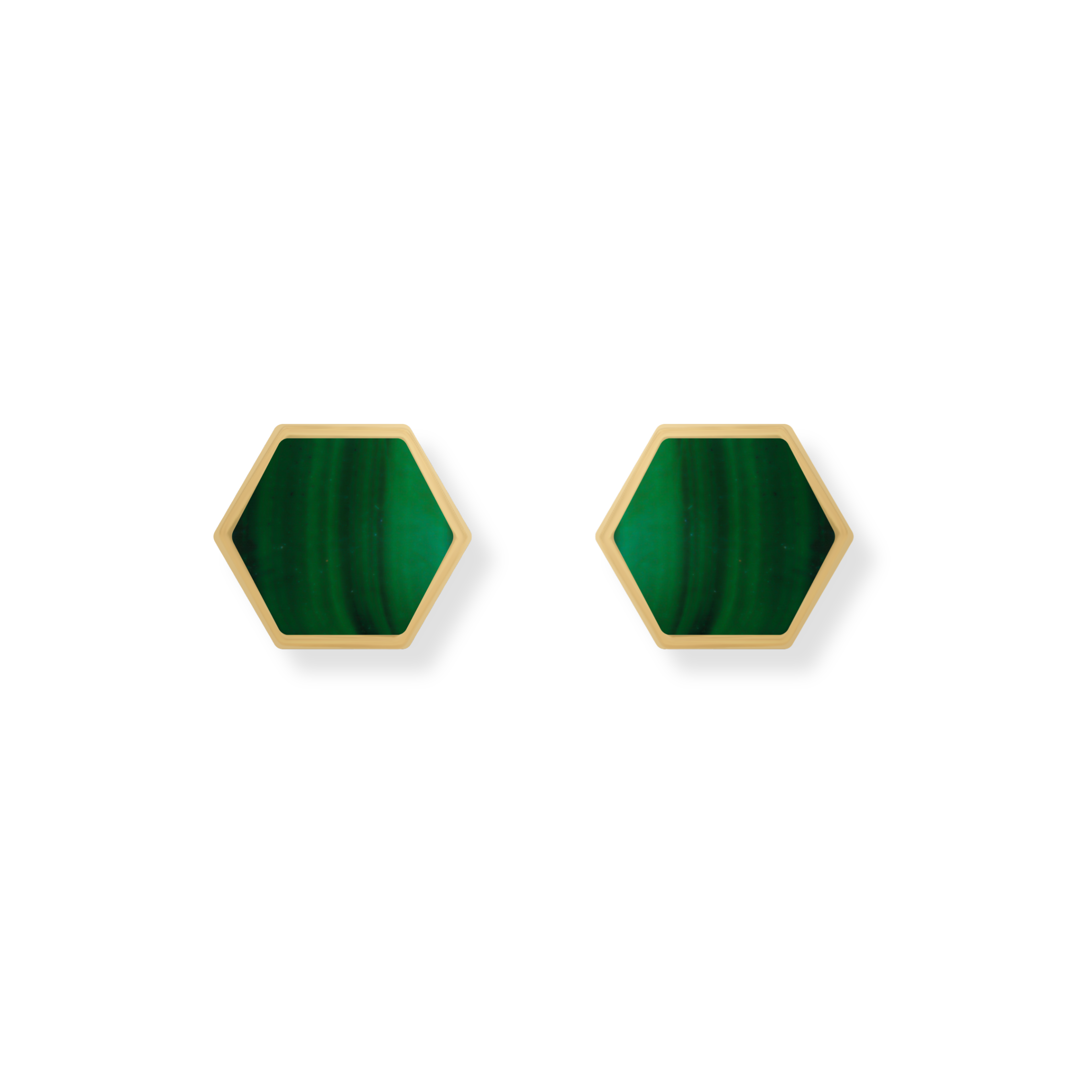 Hive Malachite Earrings